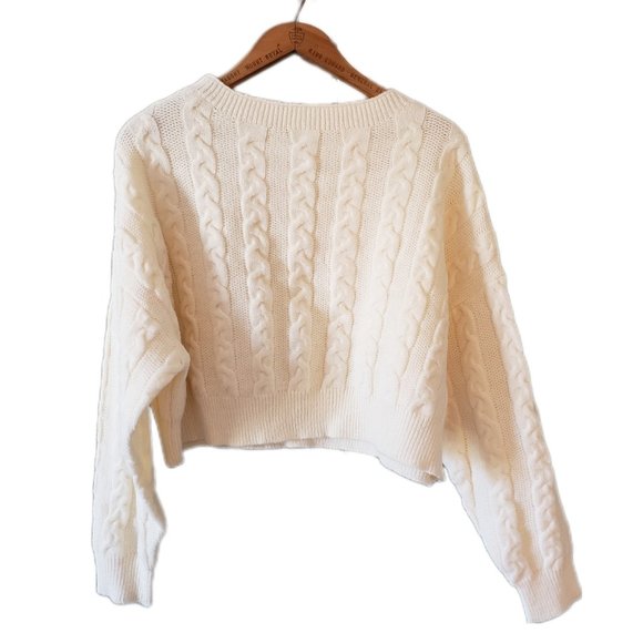 🍋Pink Martini Lorena White Sweater (Small) - Picture 1 of 8